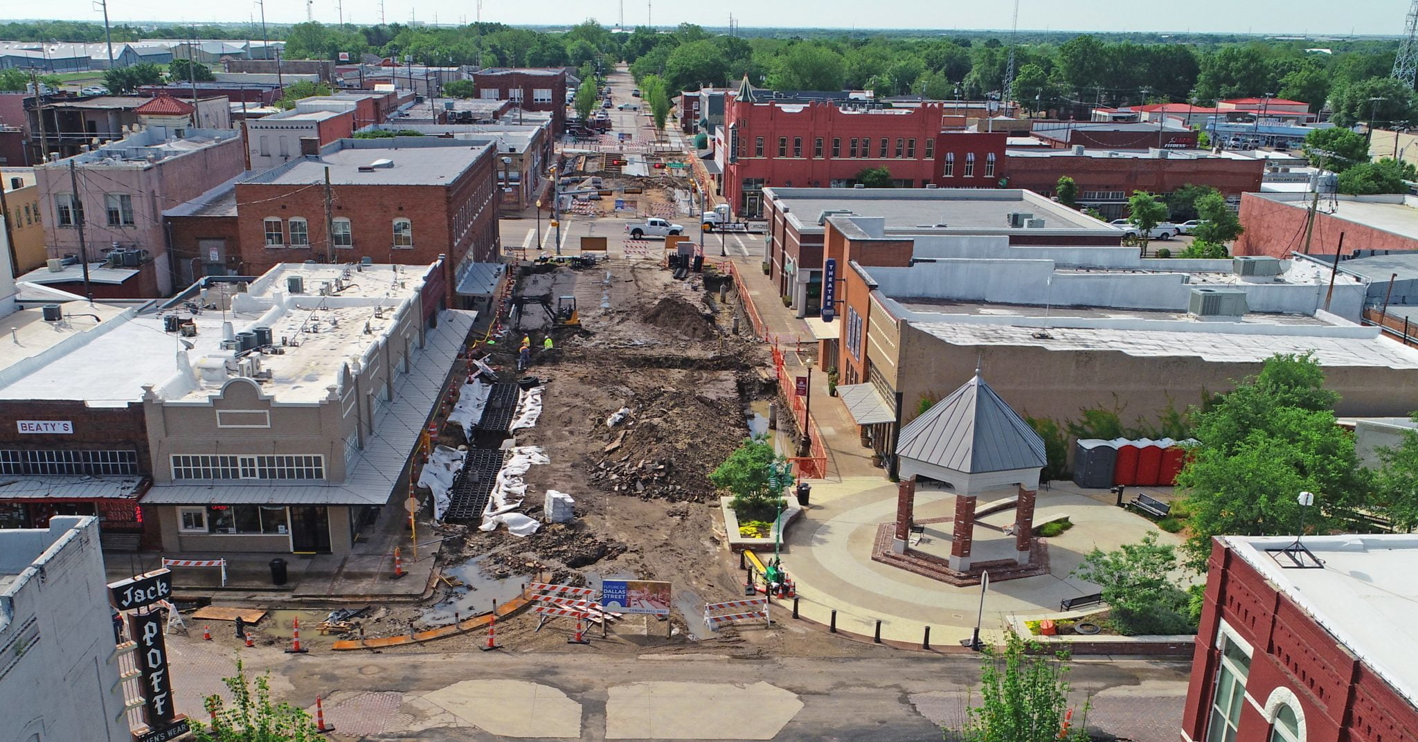 Revitalisation Of Downtown Ennis, Texas With Stratavault Citygreen