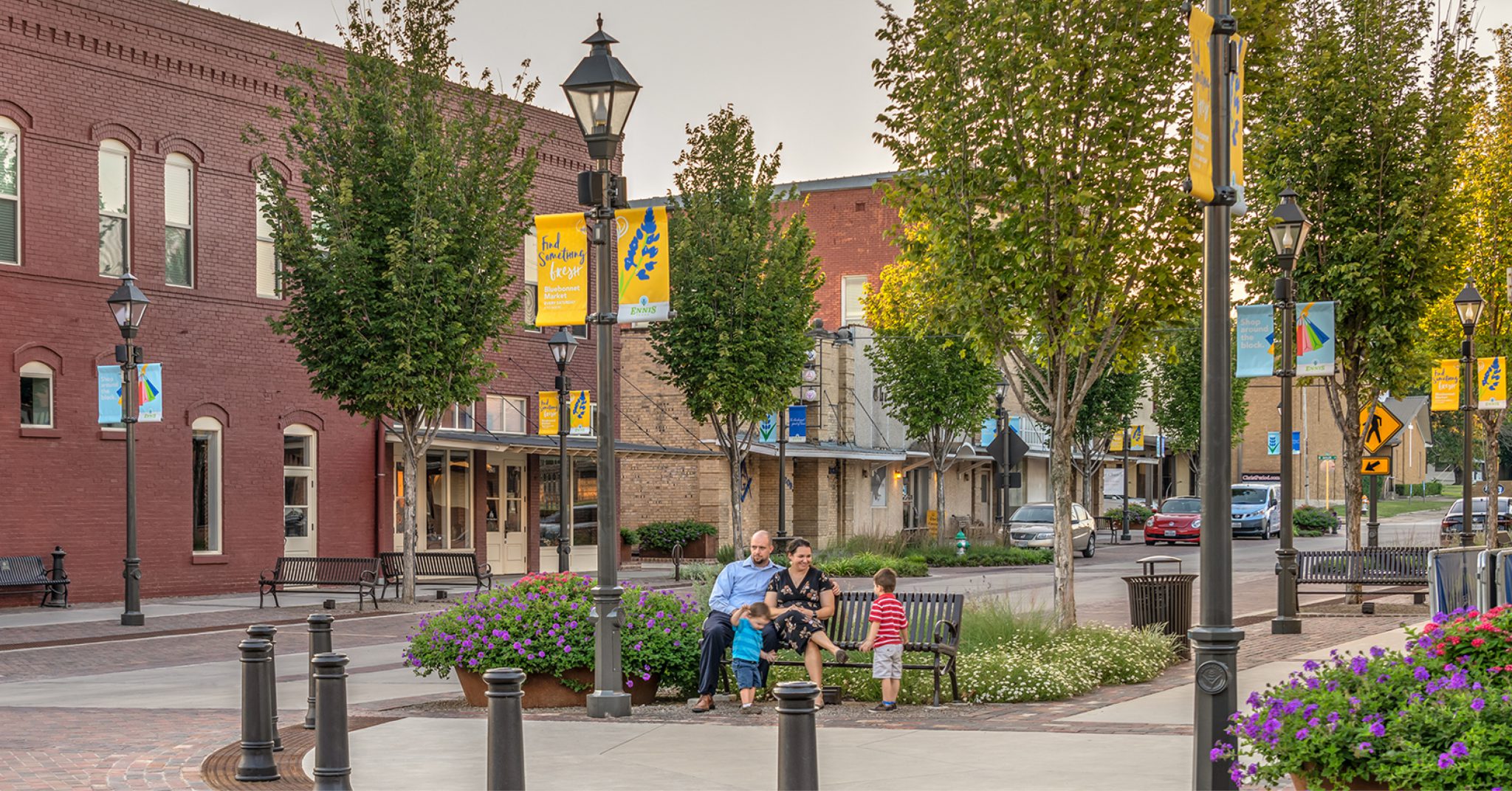 Revitalisation Of Downtown Ennis, Texas With Stratavault Citygreen